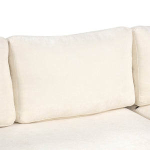 English Elm Christopher Knight Home® - 87.4" Sectional Sofa with Chaise, Chenille Upholstery, Reversible Armrests & Hidden Storage for Cozy Living Beige N763S000010A