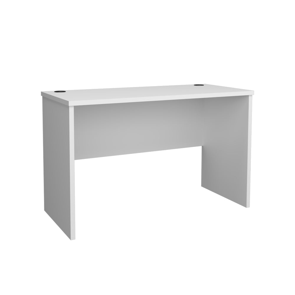 English Elm Malibu 47" Wide Modern White Desk - Versatile Computer, Study & Dining Table For Home & Office Spaces B200P253734