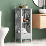 Christopher Knight Home® - Noble House - Loverin Modern Bathroom Floor Storage Rack with Drawer