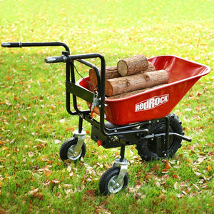 English Elm Wheelbarrow Electric 24v Brushless Motor 78l Steel Cart Forward Reverse Outdoor Hauler N727P171068R