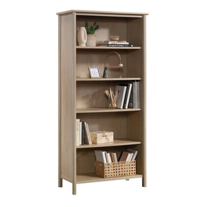 English Elm 5-Shelf Engineered Wood Bookshelf in Brown Finish — Lightweight, Durable 31.5"x15.5"x66.1" Display Unit B356P367959