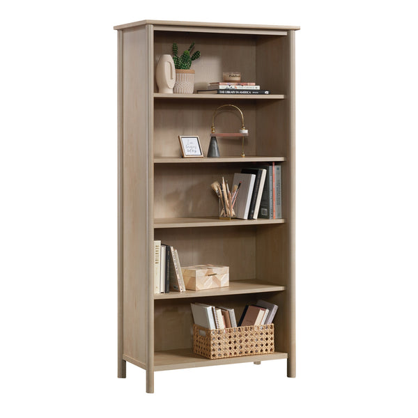 English Elm 5-Shelf Engineered Wood Bookshelf in Brown Finish — Lightweight, Durable 31.5"x15.5"x66.1" Display Unit B356P367959