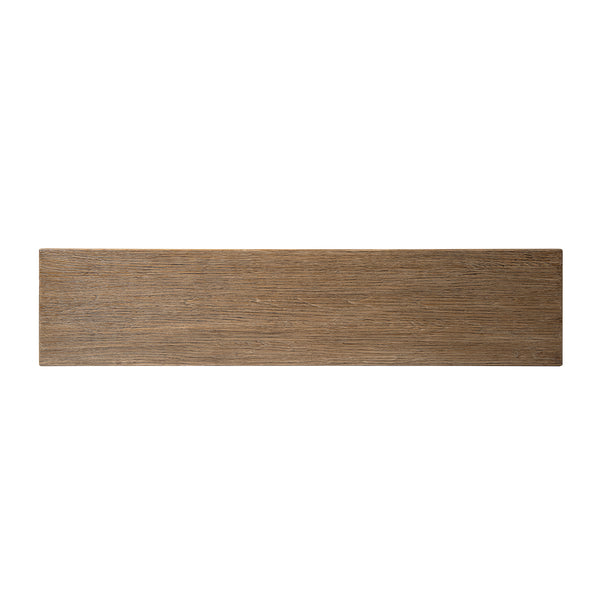 English Elm Hawthorne Reclaimed Elm Trestle Dining Bench Solid Wood Farmhouse Seat 72 Inch Brown B2719P474442