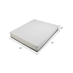 English Elm 10-inch Full Foam Mattress Japan Made Gel Cooling 7-zone Support Adjustable Base Ready W5081P394316