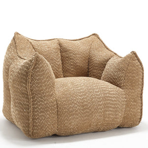 English Elm Sofa plush beanbag chair with superfiber cover and resilient foam filling for ultimate home comfort and relaxation Coffee W1996P252265