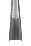 English Elm 40,000 Btu Propane Standing Patio Heater Stainless Steel