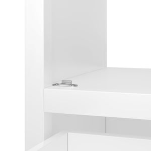 English Elm 20" Bathroom Vanity with Sink and Ceramic Top, Modern Freestanding Cabinet with Drawer & Shelf Storage, Adjustable Feet for Stability and 200lb Capacity White N725P192821K
