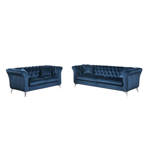 English Elm 102 Inch Linen Modular Sectional Sofa with Hidden Storage and Cloud Cushion Comfort W1099S00206
