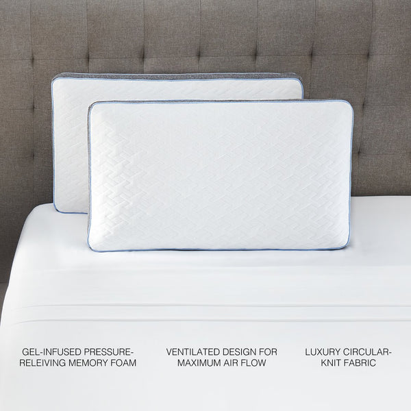 English Elm 12-piece Queen Sleep Bundle with Memory Foam Pillows and 300tc Cotton Sheets B123P290366
