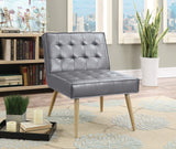 OSP Home Furnishings Amity Tufted Accent Chair Sizzle Pewter