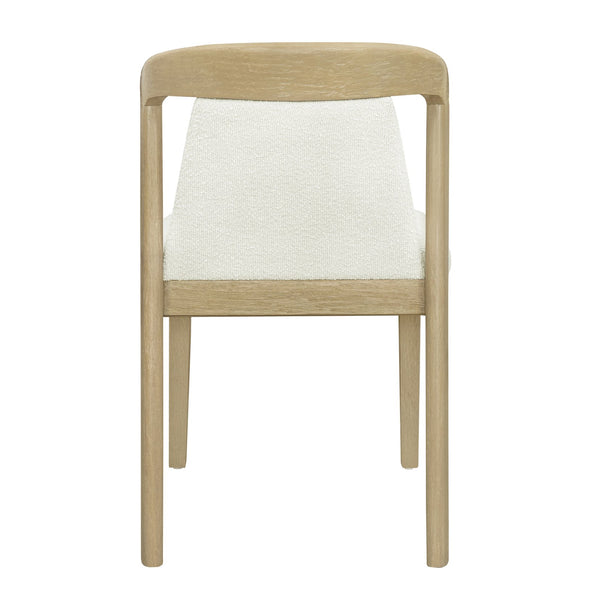 English Elm Christopher Knight Home® - Upholstered Backrest Armless Dining Chairs - Sleek Mid-Century Fabric Seats on Durable Oak Frame, 300lb Capacity Beige,Natural Ash N771P346002A