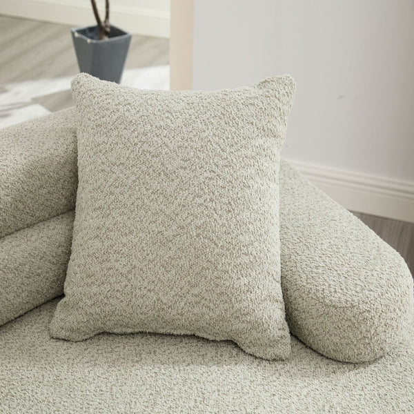 English Elm Modern Foam-Filled Sleeper Sofa Bed For Living Room & Bedroom, Stylish Boucle Design, 3 Colors W2705S00008-GIGA