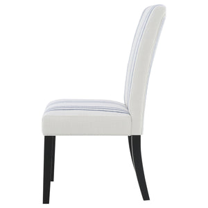 English Elm Evanston Farmhouse X-back Dining Chairs White Hardwood Set with Gray Upholstered Seats B062P441429