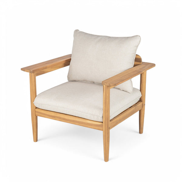 English Elm Christopher Knight Home® - Terassi Outdoor Lounge Chair - Elegant Acacia Wood Frame With Plush Cushions For Ultimate Comfort N775P248815T