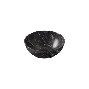 English Elm 14'' Matte Black Ceramic Bathroom Bowl Sink with Stone Pattern, Durable Stain-Resistant Surface, No Faucet (18.9x18.9x11.02) W2615P322667