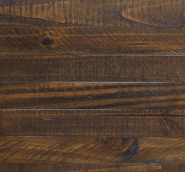 English Elm Wallace & Bay - Brown 6-Drawer Chest in Burnt Umber Wood Finish, Traditional Style, Durable, Easy-Care Storage Unit B361P384431