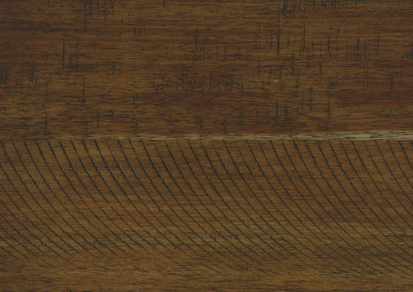 English Elm Dining Bonner Solid Pine Dining Table with Brown Acacia Veneer Finish, Transitional Rectangle 68" x 42" x 30.5" B011P382598