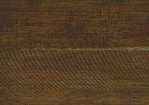 English Elm Brown Bonner 48.5" Dining Bench Beige Upholstered Seat Solid Pine & Acacia Veneer Brown Finish, Transitional Style Durable Craftsmanship B011P382605