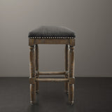 Madison Park Cirque Industrial Counter Stool Set of 2 FPF18-0186 Grey