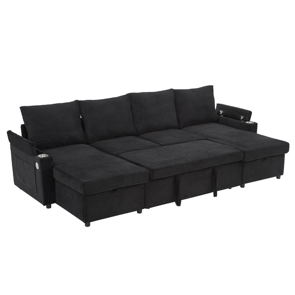 English Elm Swivel Barrel Accent Chair Chenille Tufted Round Club Seat for Living Room Lounge Black N719S002190B