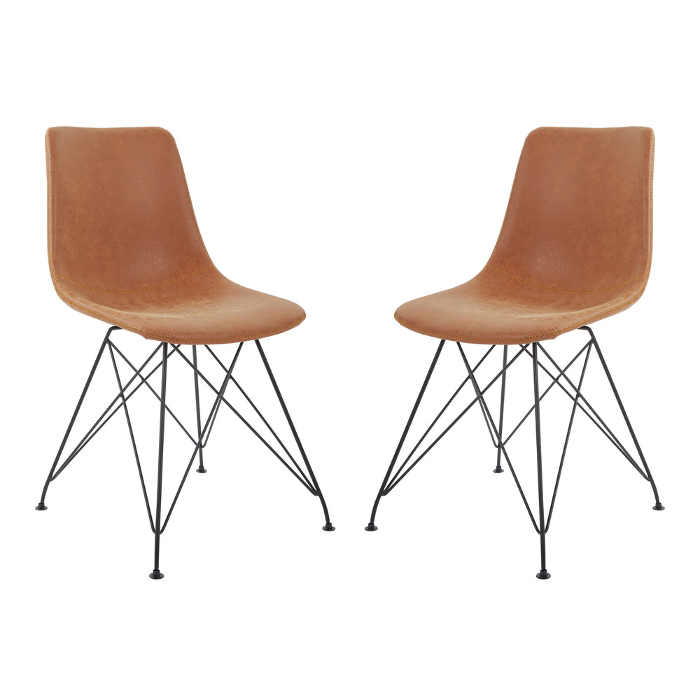 OSP Home Furnishings Trenton Chair  - Set of 2 Sand