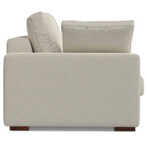 English Elm Charlie Oversized Deep Seater Sofa - Eco-Friendly Cream Fabric, Plush Comfort, Perfect For Lounging B136P199253