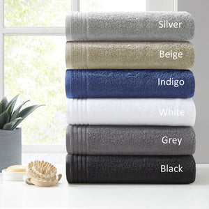 English Elm 100% Cotton Quick Dry 12-Piece Bath Towel Set - Zero Twist Duet, Soft Absorbent Bath/Hand/Washcloths B035P294208