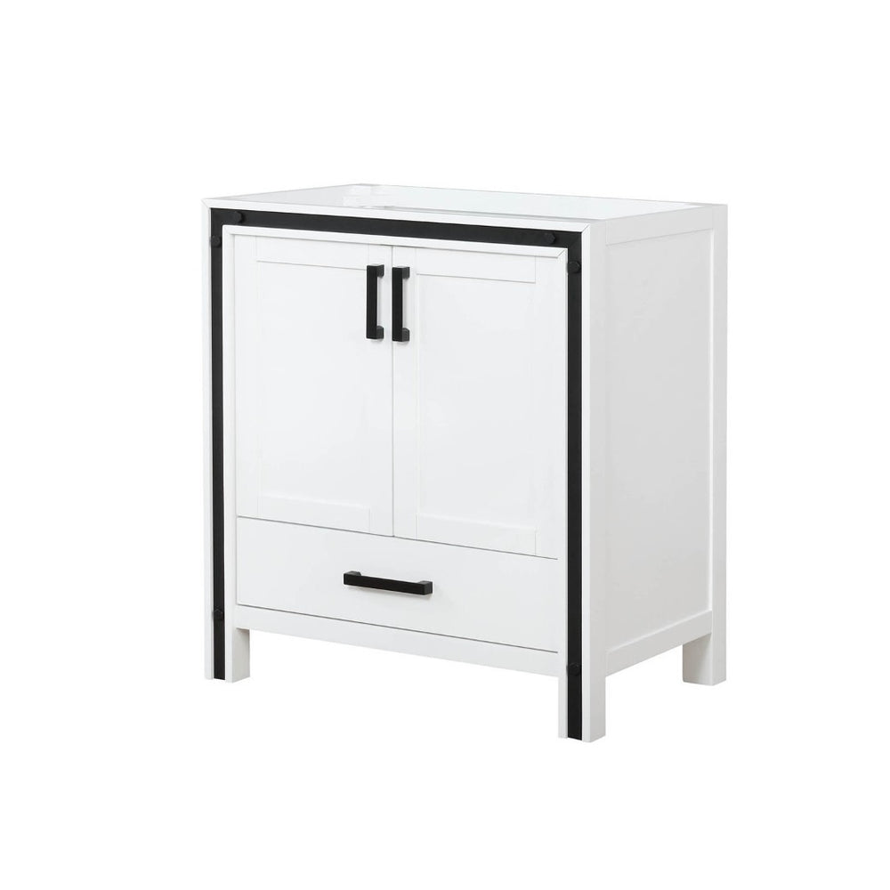 English Elm White Elegant Bath Vanity 30 In. W X 22 In. D – Durable Solid Wood, Soft-Close, Fully Assembled Design B2731P260674-GIGA