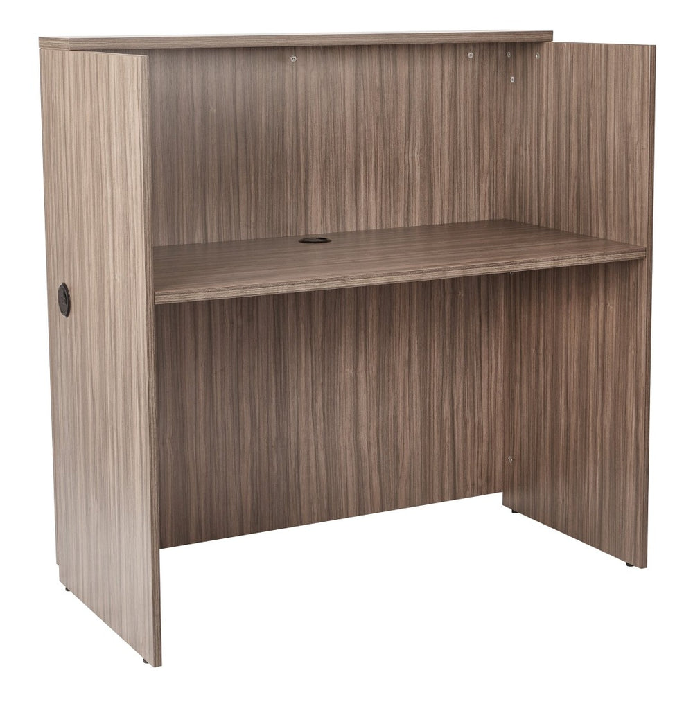 OSP Home Furnishings Laminate Workstation with Scratch Resistant Surface for Open Plan Office Shared Use LWS482448-URB