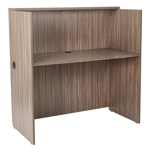 OSP Home Furnishings Laminate Workstation with Scratch Resistant Surface for Open Plan Office Shared Use LWS482448-URB