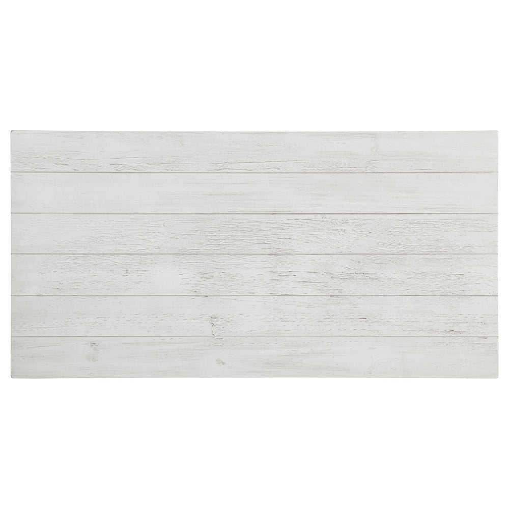 English Elm Castleton Distressed White Wood Coffee Table With Storage Shelf For Rustic Modern Living Rooms B062P375518