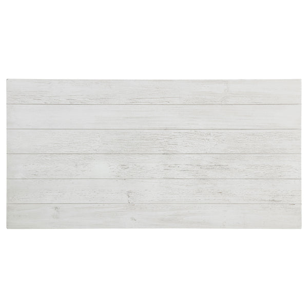 English Elm Castleton Distressed White Wood Coffee Table With Storage Shelf For Rustic Modern Living Rooms B062P375518
