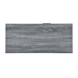 English Elm Christopher Knight Home® - CABINET mid-century modern faux wood storage console with splayed legs, drawers & cubby shelves Grey 67351.00SONGRY