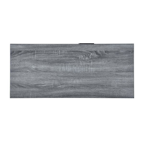 English Elm Christopher Knight Home® - CABINET mid-century modern faux wood storage console with splayed legs, drawers & cubby shelves Grey 67351.00SONGRY