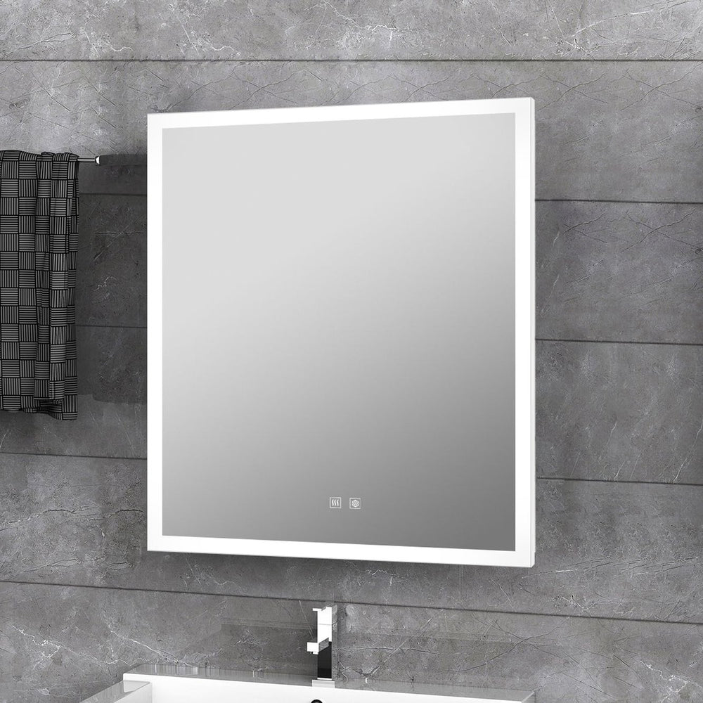 English Elm Aurorium Frameless Led Vanity Mirror with Defogger for Modern Spa Bathrooms B2731P478345