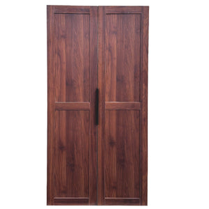 English Elm Kitchen Farmhouse Pantry Cabinet Tall Freestanding Three Door Pull Out Organizer W331S00211