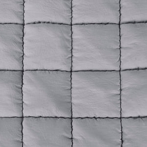 JLA Home Intelligent Design - Down Overfilled Alternative Comforter Set with 3D Puff Stitching, Crinkled Quilt & OEKO‑TEX Safety Grey ID10-2313