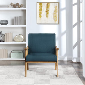 OSP Home Furnishings Weldon Chair Klein Azure