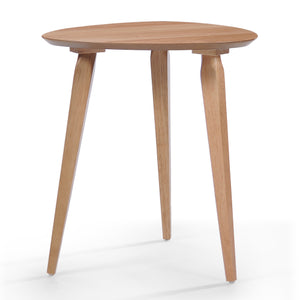 English Elm Christopher Knight Home® - End Table - Elegant Mid-Century Inspired Natural Rubberwood Accent Table For Living Room & Bedroom N771P221034K