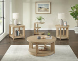 English Elm Wallace & Bay - Wallace & Bay  Clove Tan End Table