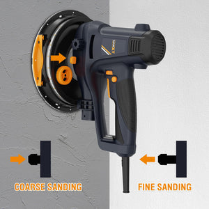 English Elm Handheld Drywall Sander 810w with Led Light Self Dust Extraction Variable Speed T3177P305033