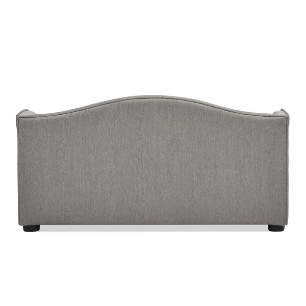 English Elm Jennifer Taylor Home - Robin Tufted 35" Wingback Pet Sofa Bed in Uptown Gray — Stain-Resistant, High-Density Foam Comfort, Eco Craftsmanship B2719P238248