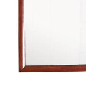 English Elm Marilla G1525-M Mirror with High-Quality Low-Distortion Glass for Sleek Modern Dresser Mounting Options Cherry 40 L x 36 W x 2 H B078108049