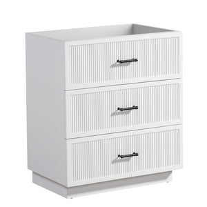 English Elm HK2305-30-WH 24" Floating Bathroom Vanity with Wall-Mount Design, Space-Saving Modern Sink Cabinet White W1550P168213