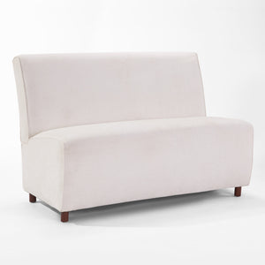 English Elm 49" Boucle Upholstered Compact Loveseat with Curved Back for Scandinavian Living Rooms W1687P372429