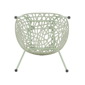 English Elm Christopher Knight Home® - Neiman Outdoor Dining Chair Set of 2 with Weather-Resistant Iron Frame and Perforated Diamond Design Green N775P256374G