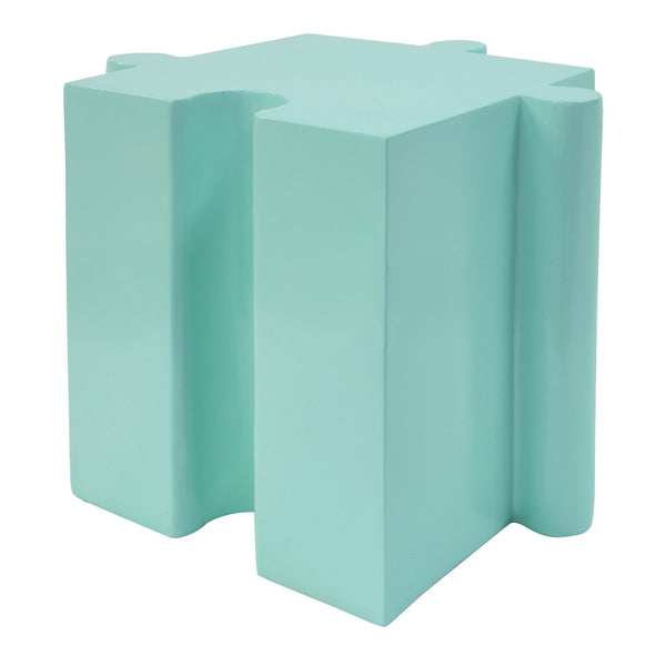 English Elm Christopher Knight Home® - Puzzle Art Side Table - Modular Light Green Mgo Table For Indoor/Outdoor Use, Custom Layouts & Durability N770P347931G