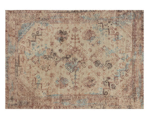Sunpan Zagora Loom-Knotted Rug - Luxuriously Soft Viscose, Artisan Crafted with Unique Patterns for Your Home Rust