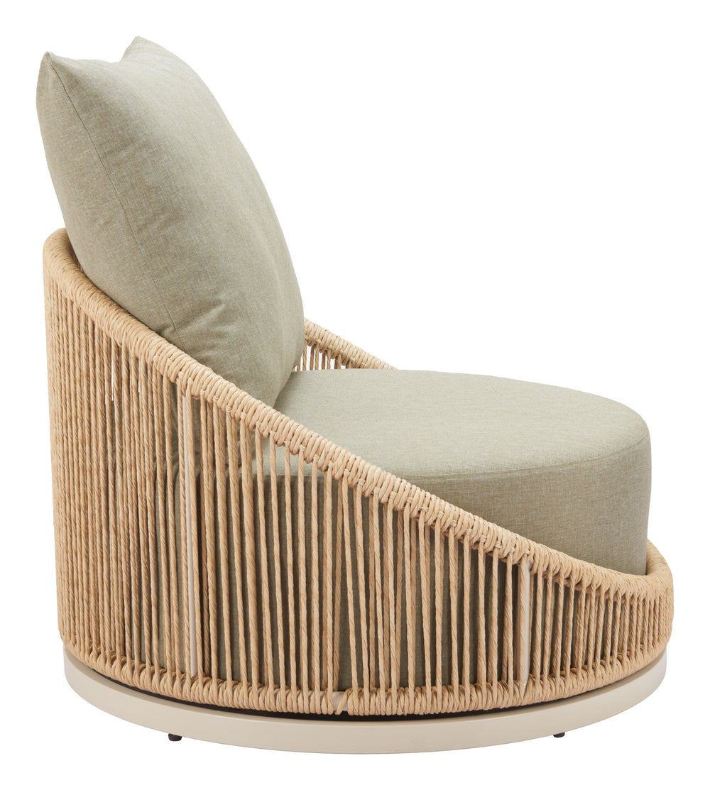 Zuo Modern Cabana Swivel Chair In Vibrant Multicolor – Stylish, Durable Design For Modern Outdoor Spaces Multicolor 100% Olefin,Aluminum,100% Polyethylene 704173-zuo-modern