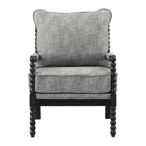 OSP Home Furnishings Eliza Spindle Chair Graphite